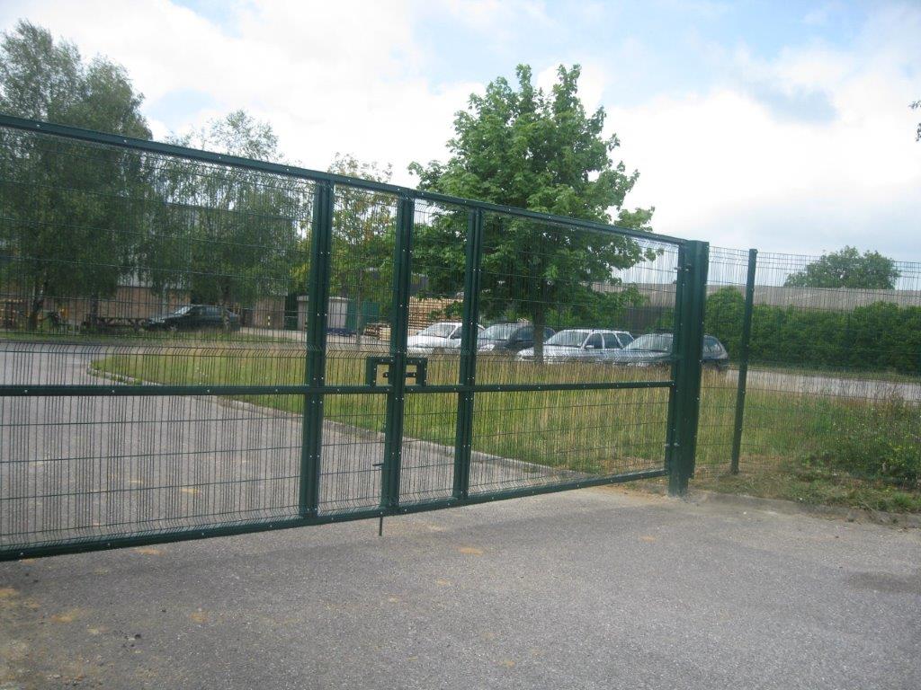 metal entrance gates